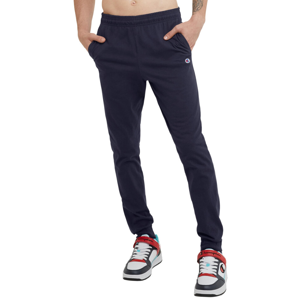 Champion mens Everyday Cotton Jogger Sweatpants  Navy  Small US