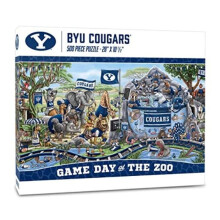 YouTheFan NCAA BYU Cougars Puzzle 500p Game Day en El Zoo