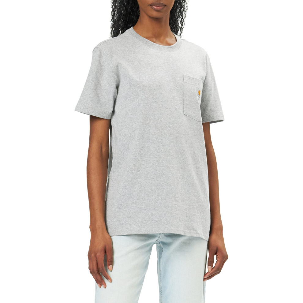 CarharttwomensLoose Fit Heavyweight Short-Sleeve Pocket T-Shirtheather