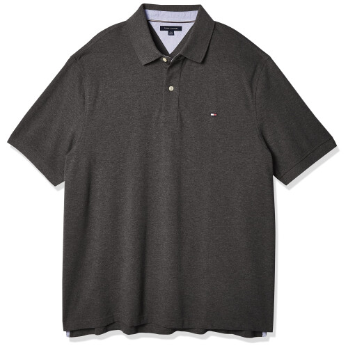 Tommy Hilfiger Tommy Hilfiger Herr Polo Skjorta Regular Fit, Medium Grey Heather Large