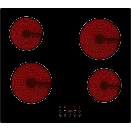 electriQ 60cm 4 Zone Touch Control Ceramic Hob
