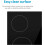 electriQ 60cm 4 Zone Touch Control Ceramic Hob 2