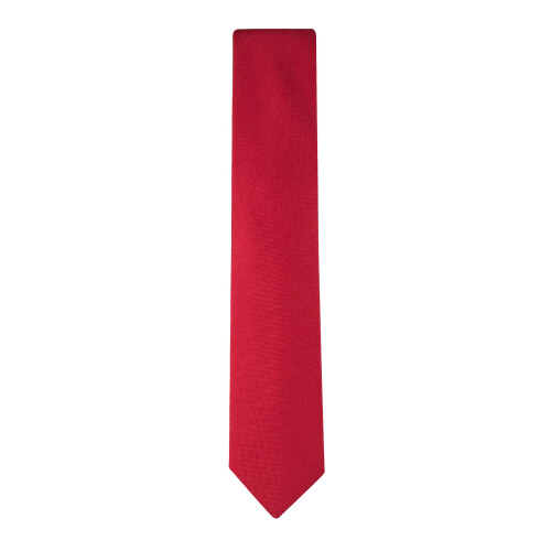 Calvin Klein Calvin Klein Men's Silver Spun Solid Tie, Red, Regular 1