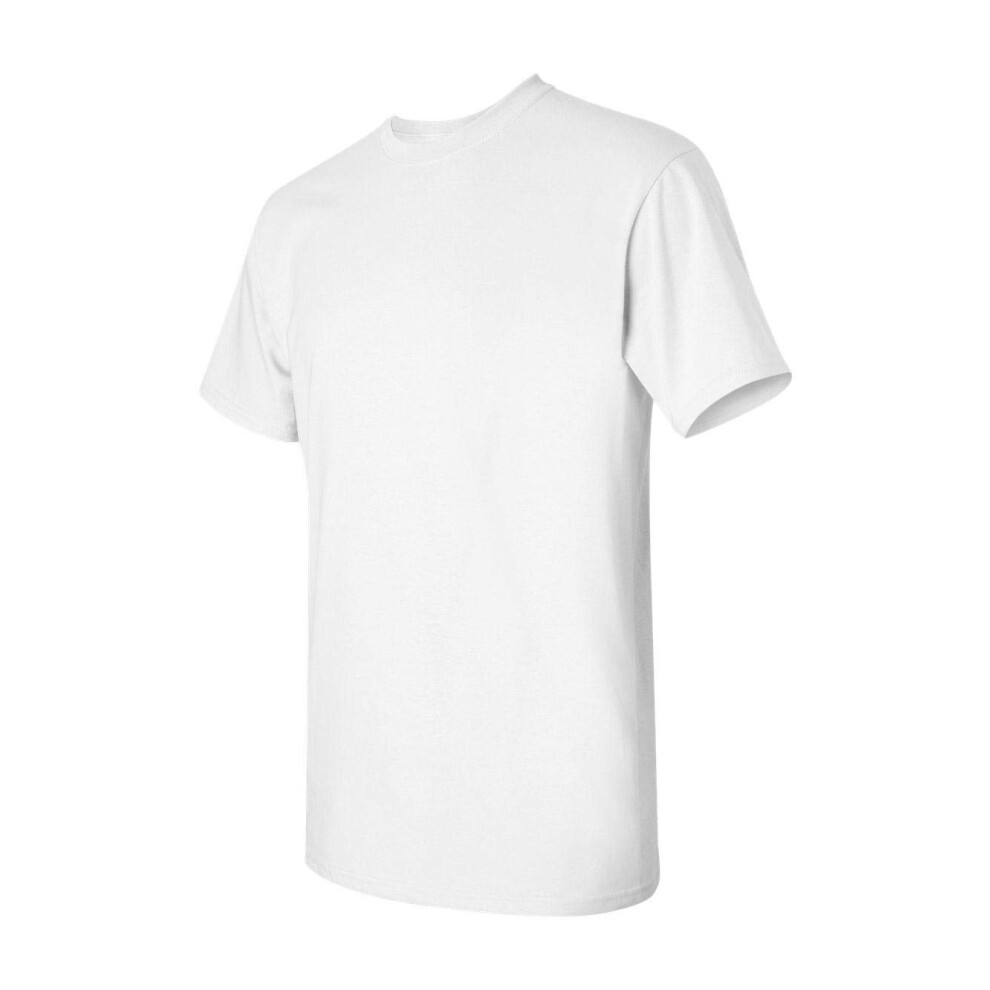 New Gildan Men's Blank T-Shirt - Unisex Style 5000 Adult White G500