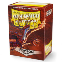 Arcane Tinmen DP - Dragon Shield Matte Crimson, 100 Sleeves Per Box