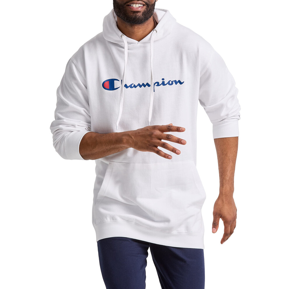 Champion Men's Hoodie  Powerblend  Fleece  Comfortable Sweatshirt for Men Reg. or Big & Tall