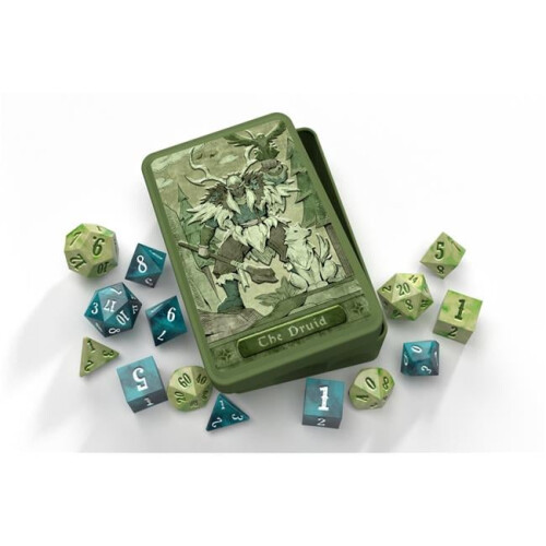 Beadle & Grimms  Roleplaying Class-Specific Dice - Druid - Set of 14