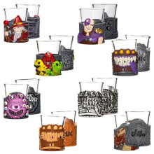 Sirius Dice D&D Mini Dice Cups PDQ Role Playing Game, Pack of 12
