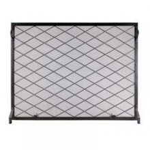 Minuteman 38 x 30 in. Harlequin Flat Fireplace Screen