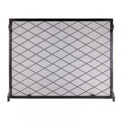 Minuteman  38 x 30 in. Harlequin Flat Fireplace Screen