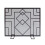 Minuteman  38 x 30 in. Wright Design Fireplace Screen 1