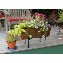 Achla  Flower Box with Folding Stand, Copper