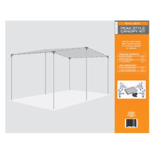AHC 10 x 20 ft. Heavy Duty Carport Canopy Tarp Silver