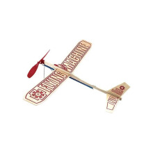 Paul Guillow Fying Machine Glider Plane Natural Balsa Wood- pack of 24
