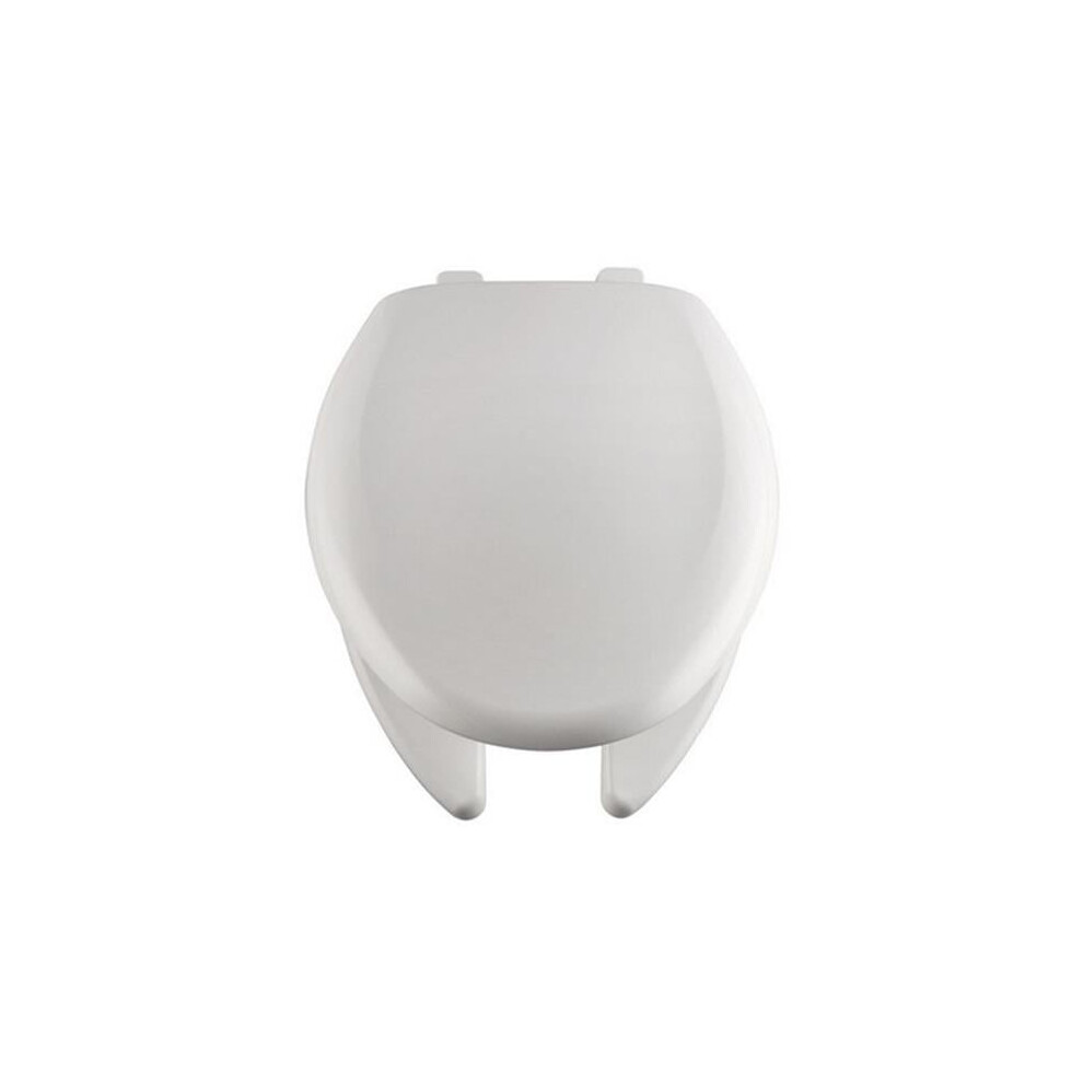 Bemis 1250TTA-000  Elongated White Plastic Toilet Seat