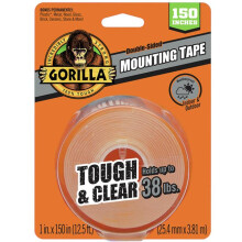 Gorilla  1 x 150 in. Mounting Tape, Clear - Pack of 6