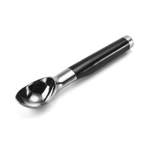 KitchenAid Black ABS Plastic & Stainless Steel Ice Cream Scoop