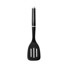 KitchenAid 3.5 x 8.5 in. Black ABS & Nylon Slotted Turner