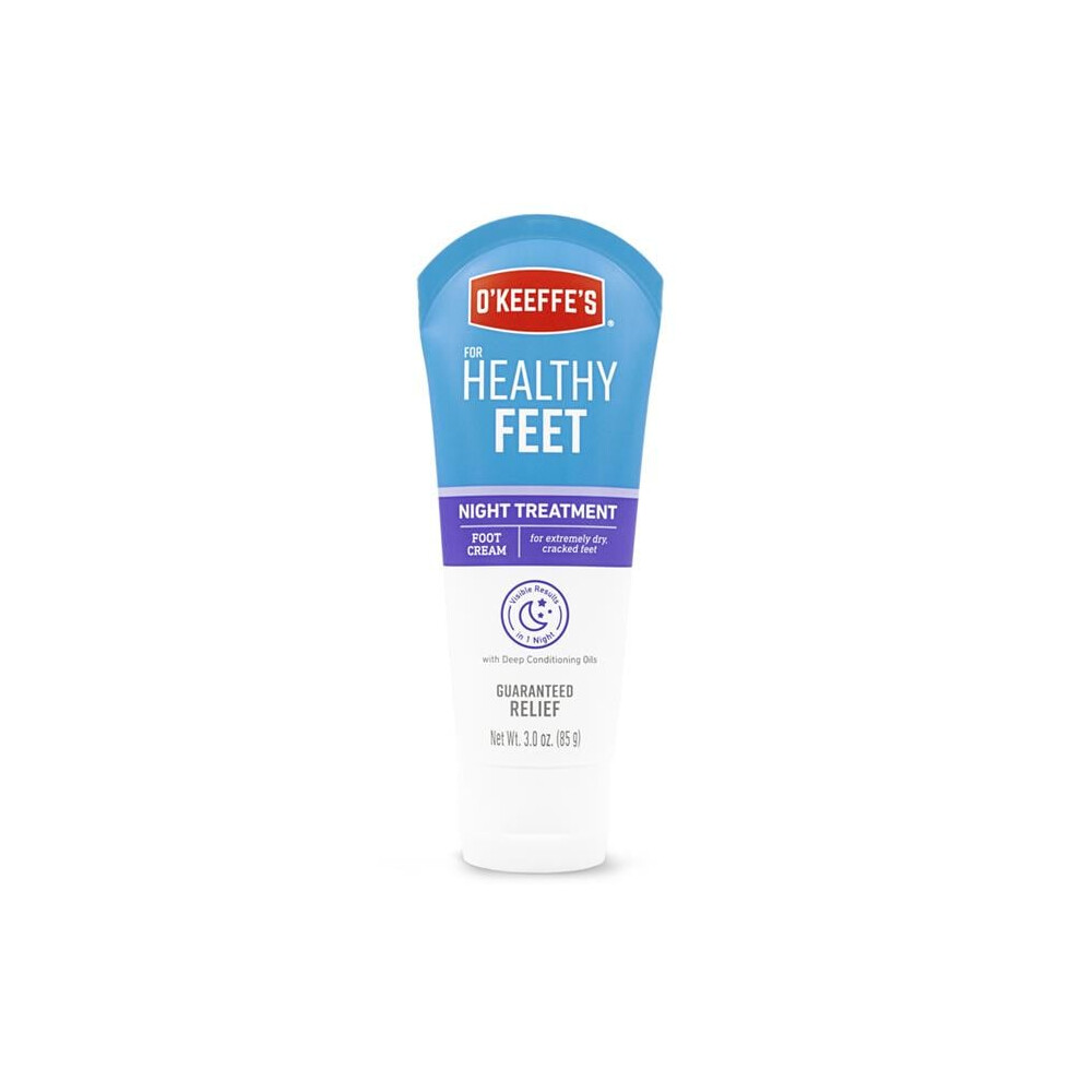 OKeeffes  3 oz for Healthy Feet White Night Treatment Foot Cream - Pack of 5
