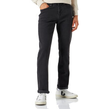 Amazon Essentials Jeans elasticizzati da uomo Athletic-Fit, neri lavati, 28W x