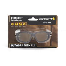 Carhartt Antique Mirror Lens Black Frame Ironside Anti-Fog Safety Glasses