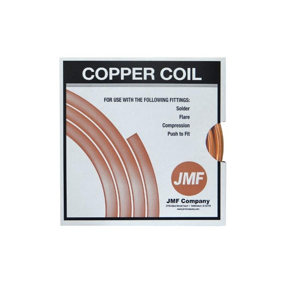 Jmf 0.25 In. X 10 Ft. Copper Type Utility Tubing 738791836309