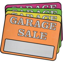 Hillman Group RSC  8 x 12 in. Garage Sale Sign Kit - Pack of 6