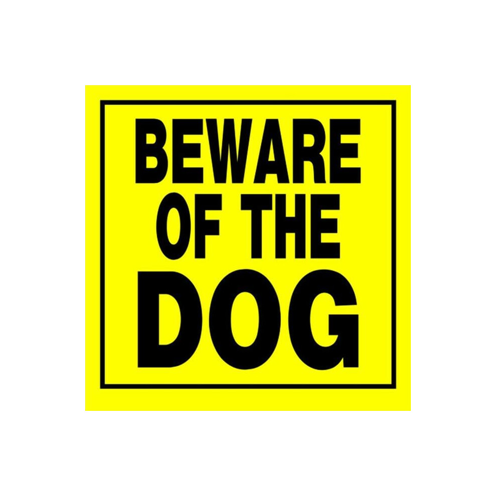 Hillman Group RSC  11 x 11 in. Sign Beware Dog Caution Sign - Pack of 6-image-OPC-PGHFCJ6-NEW