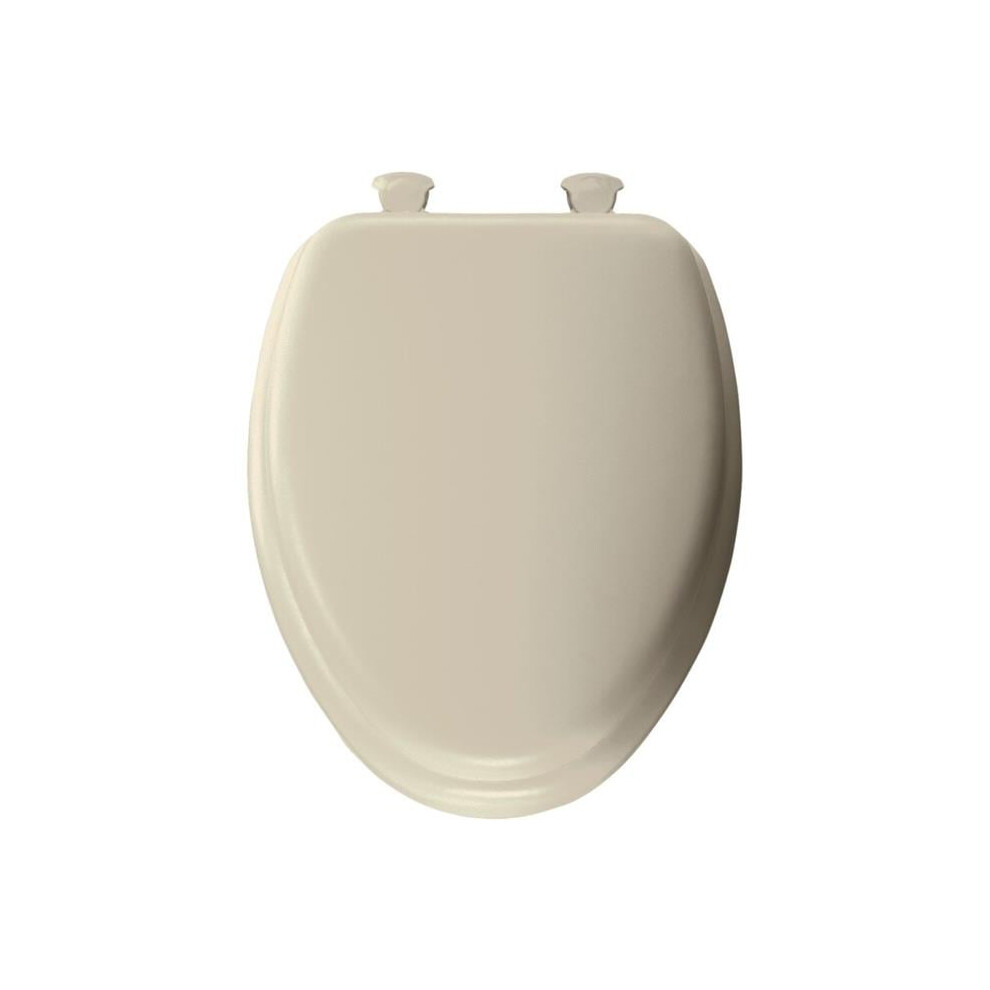 Bemis Elongated Soft Toilet Seat, Bone
