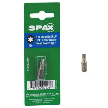 Spax T30 x 1 in. T-Star Washer Driver Bit Steel, Pack of 10