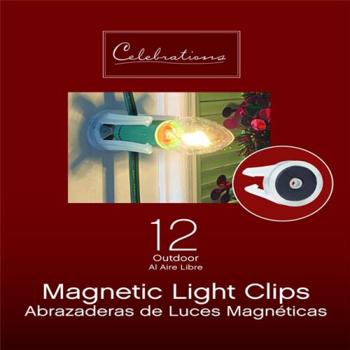 Celebrations Celebrations  Magnetic Light Clip, 12 Count