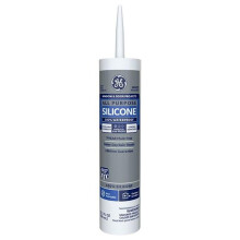 Silicone I 10.1 oz GE White Silicone 1 Window & Door Caulk Sealant, Pack of 12
