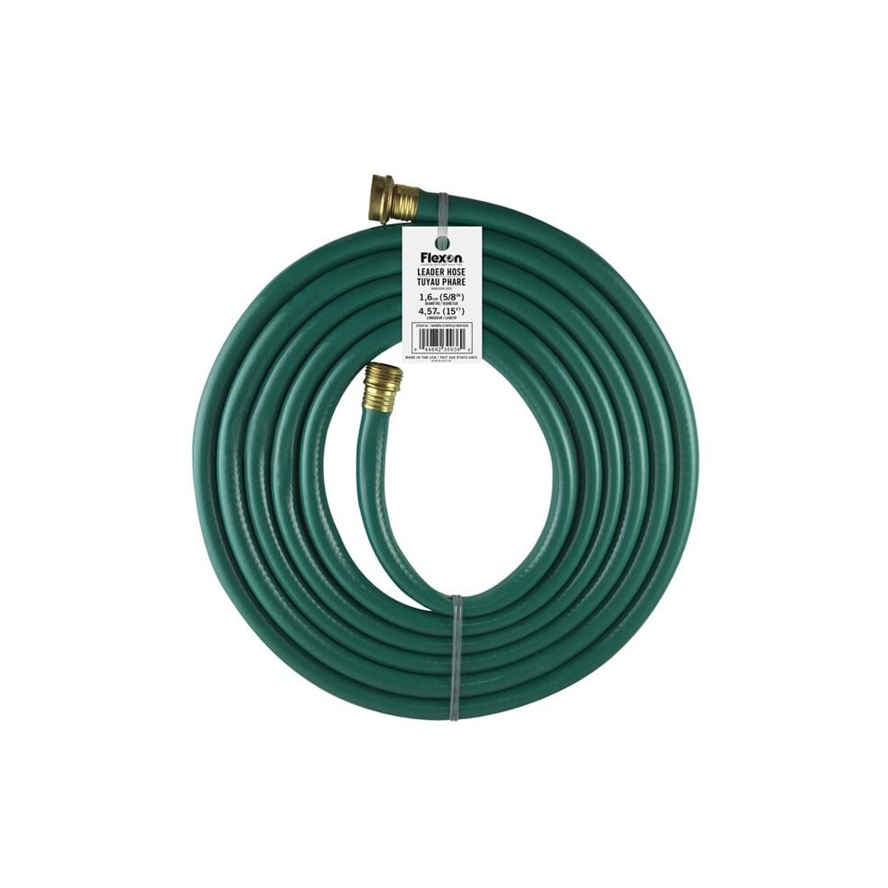 Swan  0.625 in. x 15 ft. Utility Vinyl Remnant Hose, Green