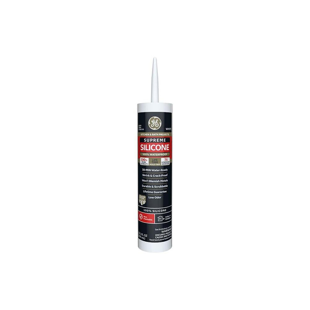Henkel 10.1 Oz White K & B Supreme Silicone Ii Sealant Pack Of 12 738791837856