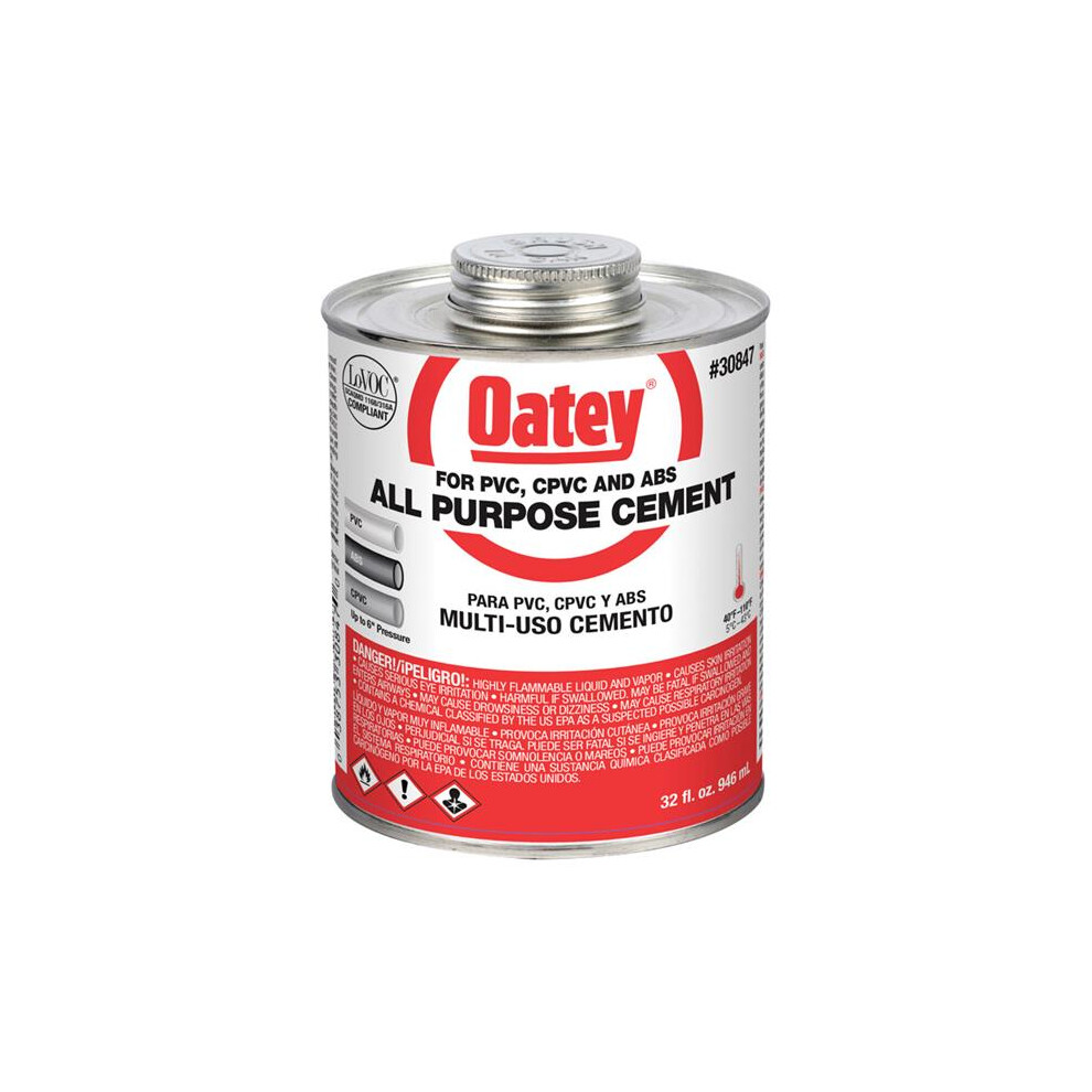 Oatey 32 Oz All Purpose Cement 749518314864