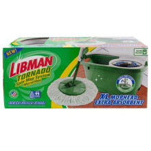 Libman 14 in. Tornado Spin Mop with Bucket, Green & White