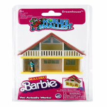 Worlds Smallest Dreamhouse Malibu Barbie, Multi Color - 7 Piece