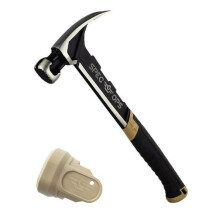 Spec Ops Tools 14.5 in. Milled Face Framing Hammer Polypropylene TPR Handle, Black & Flat Dark Earth - 22 oz