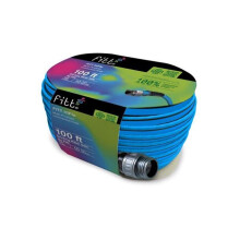 Fitt  100 ft. HiFlo Medium Duty Commercial Grade Lightweight Garden Hose, Blue