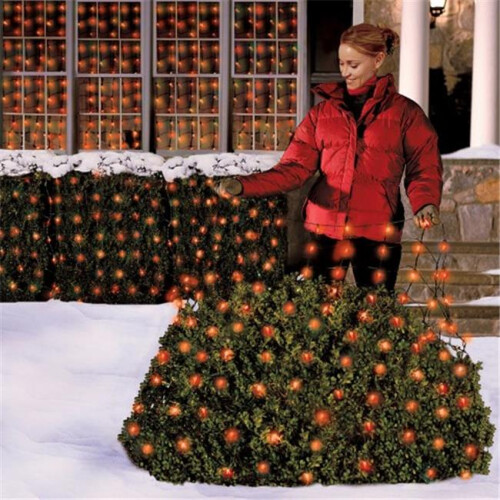 Celebrations Celebrations 40802-71 4 x 6 ft. 100 Red LED Net Light Set