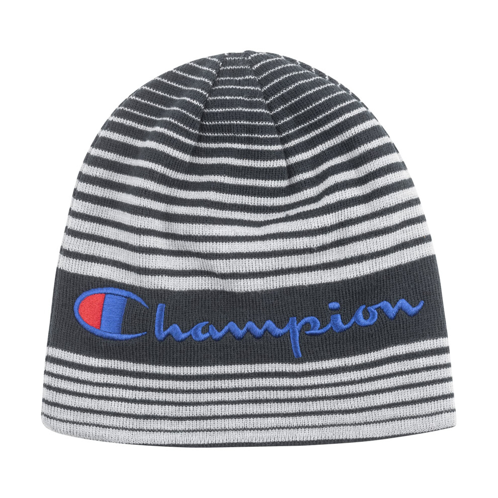 Bonnet réversible unisexe Champion pour adulte, chapeau pour temps froid, noir, One S