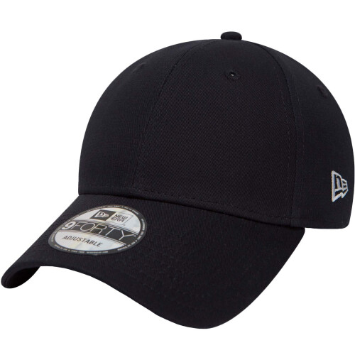 New Era (One Size, Black) New Era Mens 9FORTY Flag Adjustable Fit Basic Baseball Cap Hat