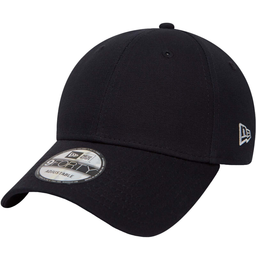 (One Size, Black) New Era Mens 9FORTY Flag Adjustable Fit Basic Baseball Cap Hat
