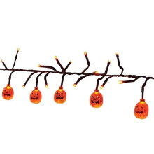 Celebrations 9 ft. LED Pumpkins Lights, Orange - 120 Count