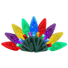 Celebrations 25 ft. Platinum LED C6 String Christmas Lights, Multi Color - 50 Count