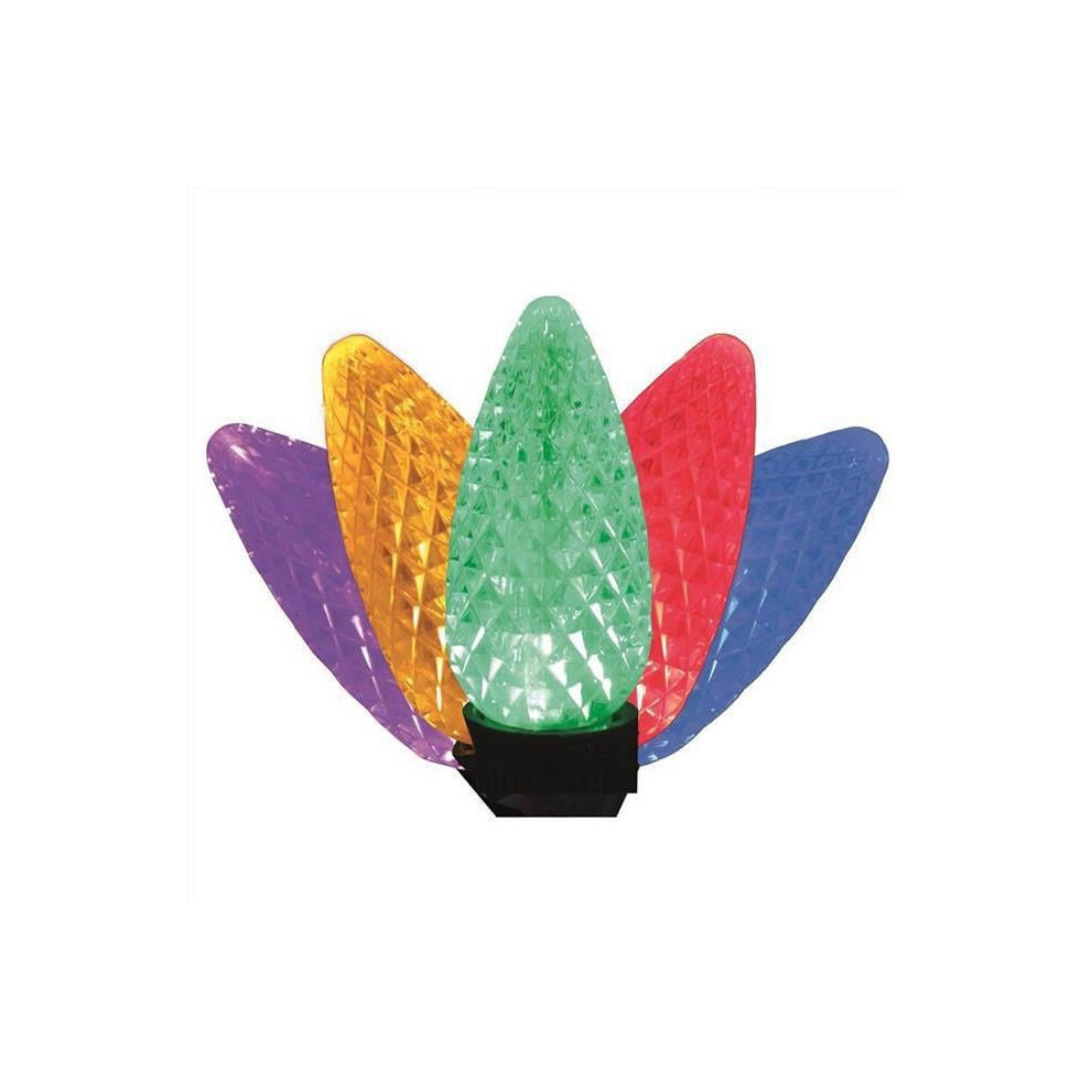 Celebrations  25 ft. Platinum LED C9 String Christmas Lights, Multi Color - 25 Count