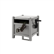 Suncast 100 ft. Gray Free Standing Hideaway Hose Reel, Gray
