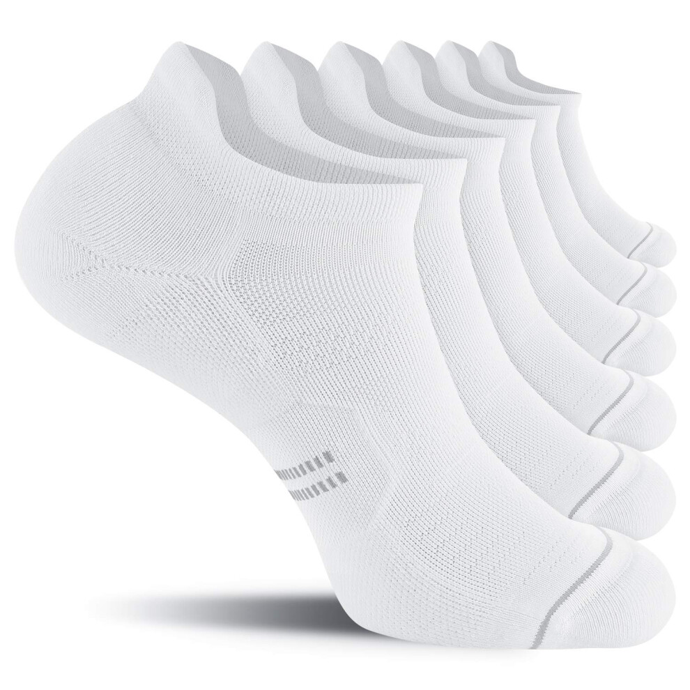 celerSport 6 Pack Mens Running Ankle Socks with cushion Low cut Athle