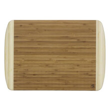 Totally Bamboo  0.63 in. Kona Groove Bamboo Cutting Board, Brown