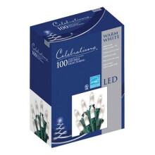 Celebrations 40840-71 T5 Clear Mini LED 100 Light Set - Pack of 12
